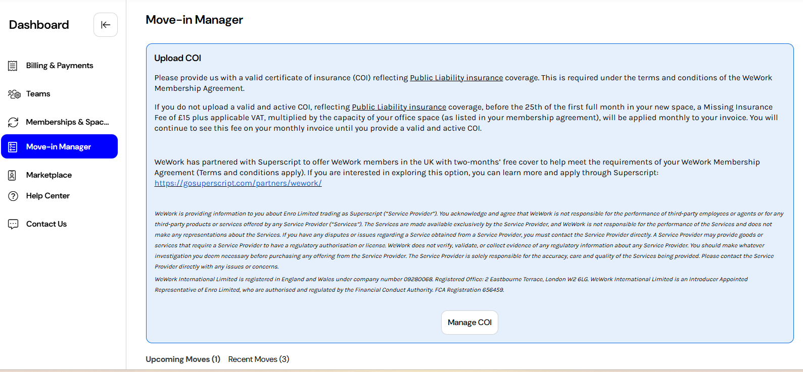 New Account Central - How do I upload my Certificate of Insurance (COI)?